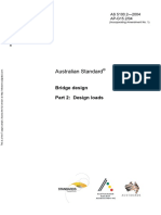 As 5100.2-2004 Bridge Design Design Loads