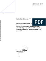 As 60092.353-2005 Electrical Installations in Ships Single and Multicore Non-Radial Field Power Cables With e