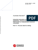 As ISO 14649.11-2004 Industrial Automation Systems and Integration - Physical Device Control - Data Model For