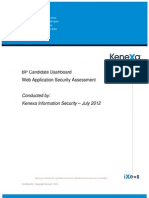 Candidate Dashboard WASA Report July 2012