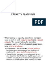 Capacity Planning New