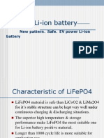 New pattern、Safe、EV power Li-ion battery