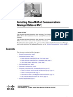 Installing Cisco Unified Communications Manager Release 8.5