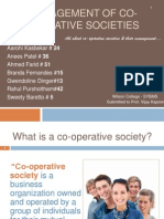 Management of Co-Operative Societies