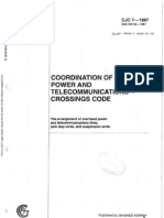 HB 103-1997 (CJC 7) Coordination of Power and Telecommunications - Crossings Code - The Arrangement of Overhea