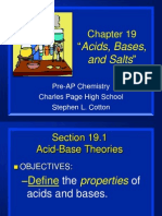 Chapter 19 Acids, Bases, and Salts