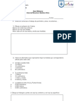 Evaluación Diagnóstica Perimetro y Area