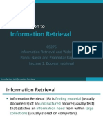 Introduction To: Information Retrieval