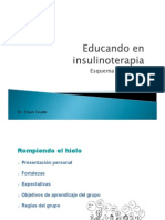 Educando en Insulinoterapia: Esquema Basal Bolo Taller IV