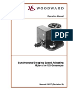 Sync Step Speed Adj Motor For UG Govs 03027 - B