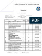 Embedded System Lesson Plan