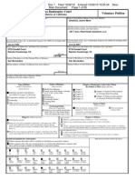 United States Bankruptcy Court Voluntary Petition: Central District of California