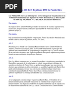 Ley Pública 600 Del 3 de Julio de 1950 de Puerto Rico