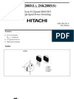 2SK2885 (L), 2SK2885 (S) : Silicon N Channel MOS FET High Speed Power Switching