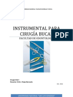 Cirugia Instrumental Odontologico