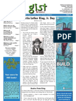 Gist Weekly Issue 7 - Martin Luther King, Jr. Day