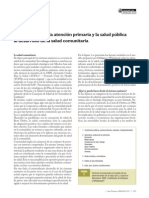 Aportaciones de La Atencion Primaria y La Salud Pública Al Desarrollo de Salud Comunitaria