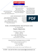 Tate Reeves Final Printed Invitation General Event 08 07 12