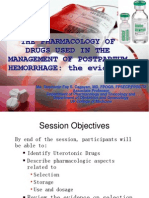 Pharmacology of Drugs For PPH