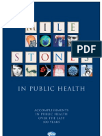 Milestones in Public Health