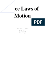 Three Laws of Motion