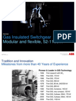 Gas Insulated Switchgear: Modular and Flexible, 52-1100kV