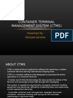 Container Terminal Management System (CTMS)