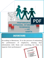 Performance Appraisal BY Modern Techniques - BY Ramya