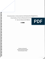 Cuadernillo de Resolución de Problemas 3medio Con Evaluación