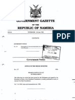 Government Gazette Republic of Namibia