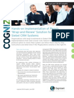 Hands-On Implementation of Pega's 'Wrap-and-Renew' Solution For Aging Siebel CRM Systems