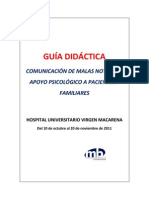 Taller Sobre Comunicación de Malas Noticias y Apoyo Psicológico A Pacientes y Familiares