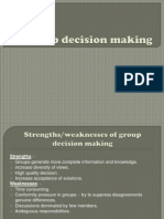 Group Decision Making