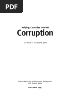 Corruption - Role of The World Bank