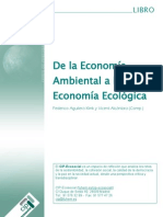 De La Economía Ambiental A La Economía Ecológica