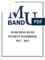 2011 Marching Band Handbook Final