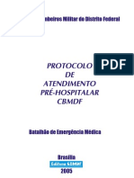 Protocolo de Atendimento Pré-Hospitalar CBMDF