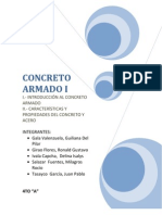 1 - Introduccion Al Concreto Armado y Caracteristicas y Propiedades