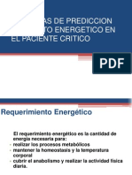 Formulas de Prediccion Del Ge en Pacientes Criticos