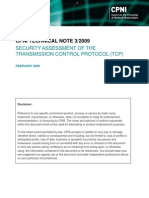 TN 03 09 Security Assessment TCP