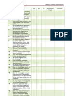 Internal Control Questionnaire