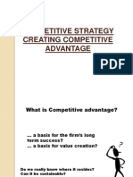 Competitive Strategy Creating Competitive Advantage