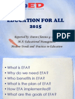 Education For All 2015