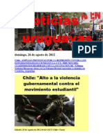 Noticias Uruguayas Domingo 26 de Agosto Del 2012