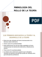 Terminología Del Desarrollo de La Teoría