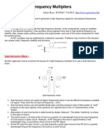 Frequency Multipliers