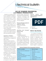 Effect of Powder Properties in Premix