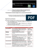 Propuestas de Plan de Incidencia Politica