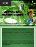 Gestión Del Mantenimiento