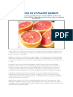 Beneficios de Consumir Pomelo